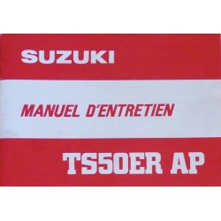 Suzuki TS50ER AP, notice d'entretien