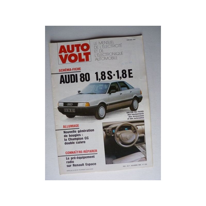 Auto Volt Audi 80 1.8S, 1.8E (B3)