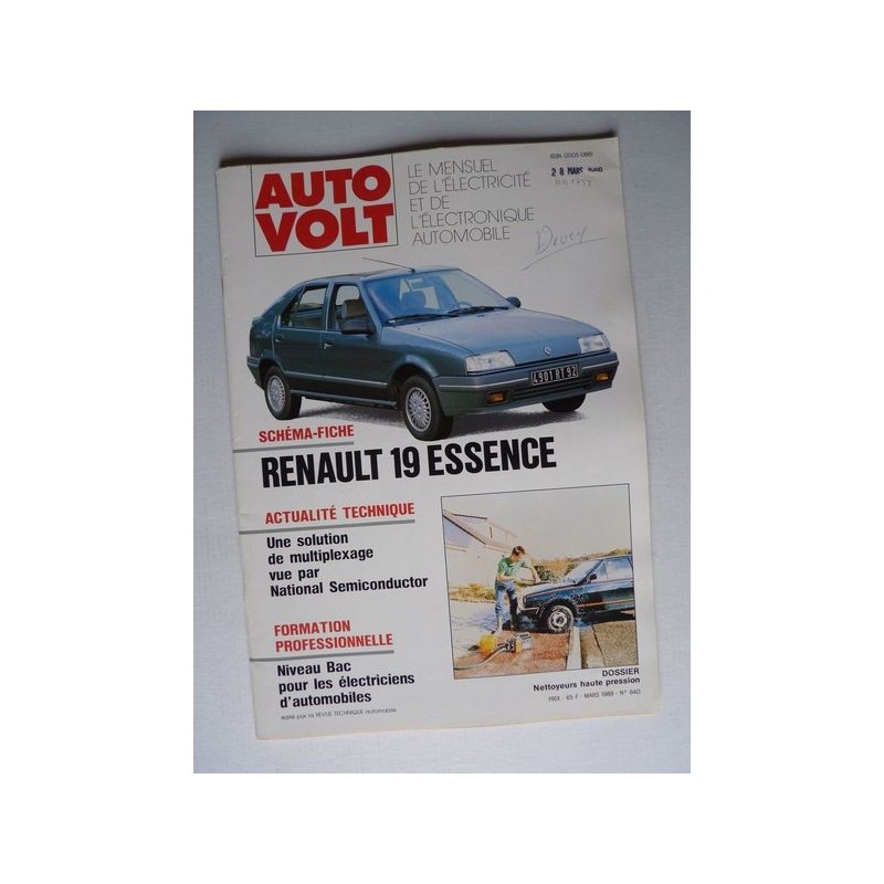 Auto Volt Renault 19 phase 1, essence