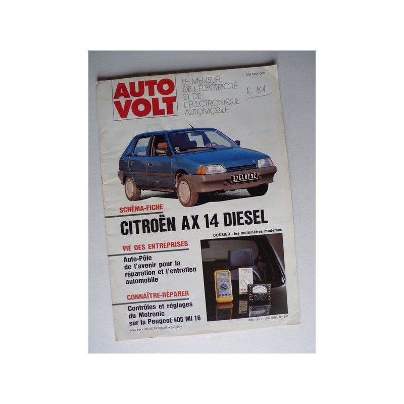Auto Volt Citroën AX 14 Diesel, phase 1 Auto Volt Citroën AX 14 Diesel, phase 1