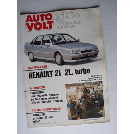 Auto Volt Renault 21 2L Turbo