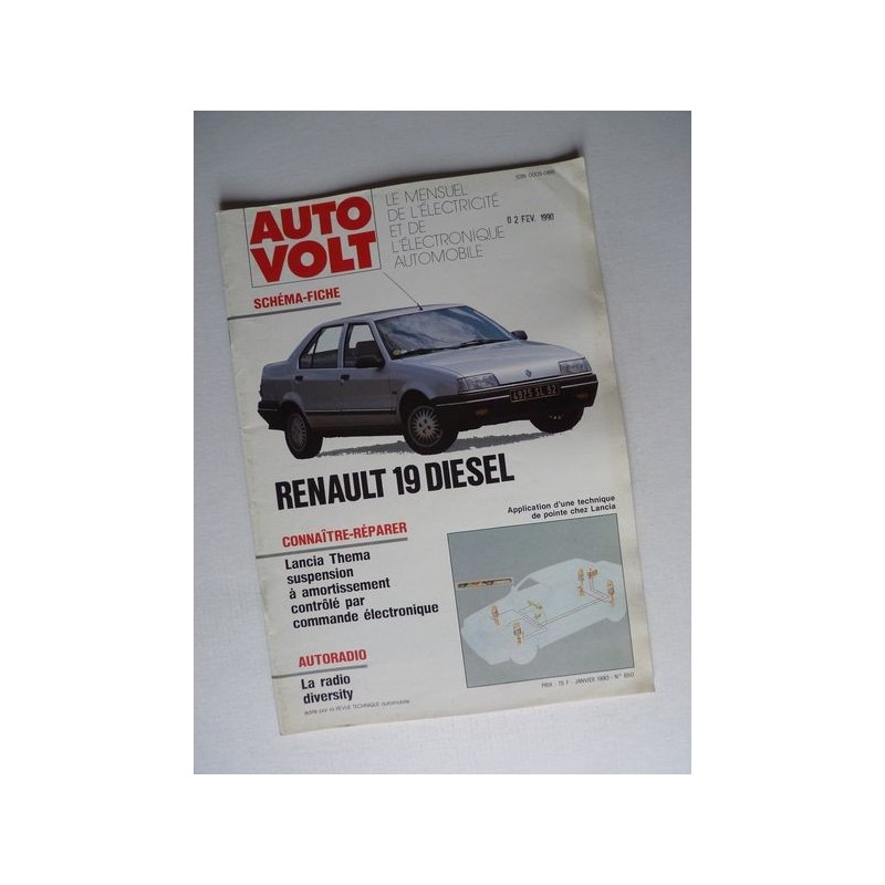 Auto Volt Renault 19 phase 1, Diesel