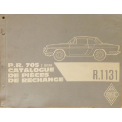 Renault Caravelle et Floride R1131, catalogue de pièces
