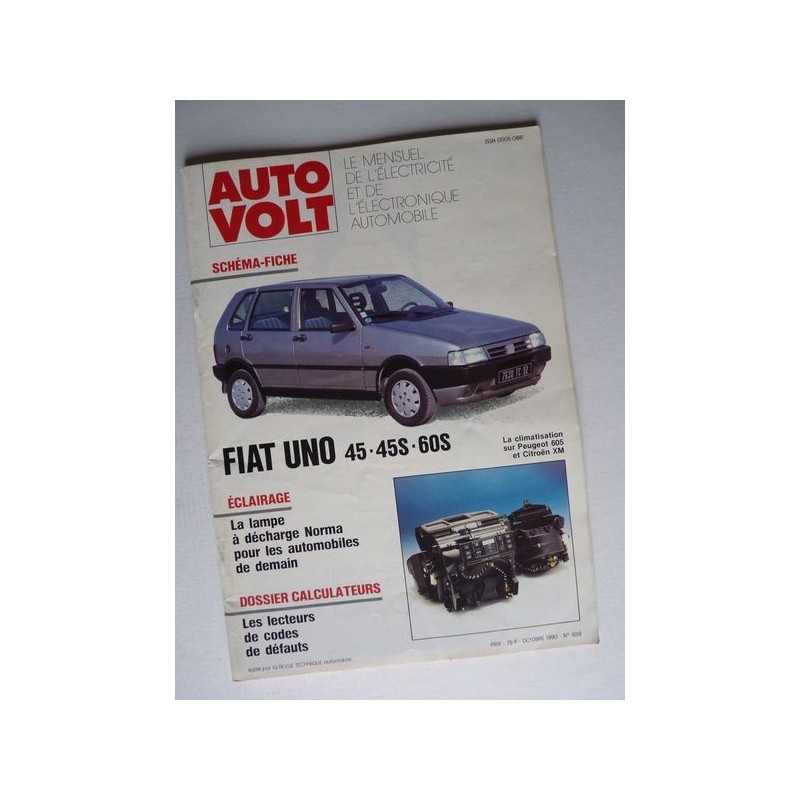 Auto Volt Fiat Uno Pop, 45, 45S, 60S essence