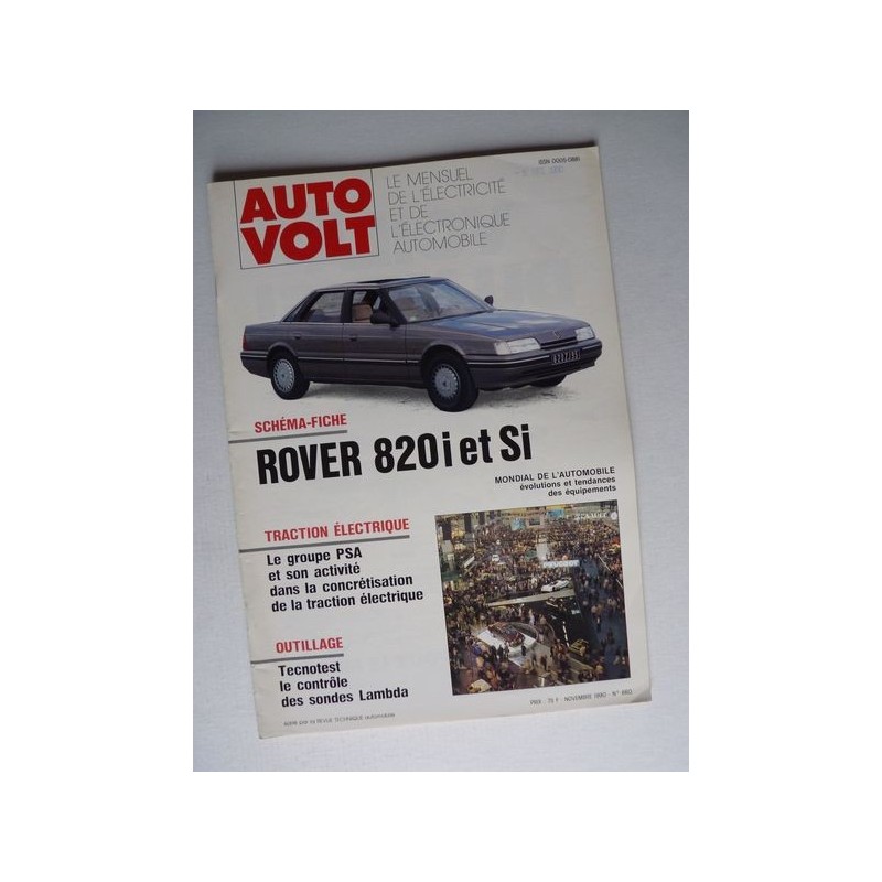 Auto Volt Rover 820i, 820Si Auto Volt Rover 820i, 820Si
