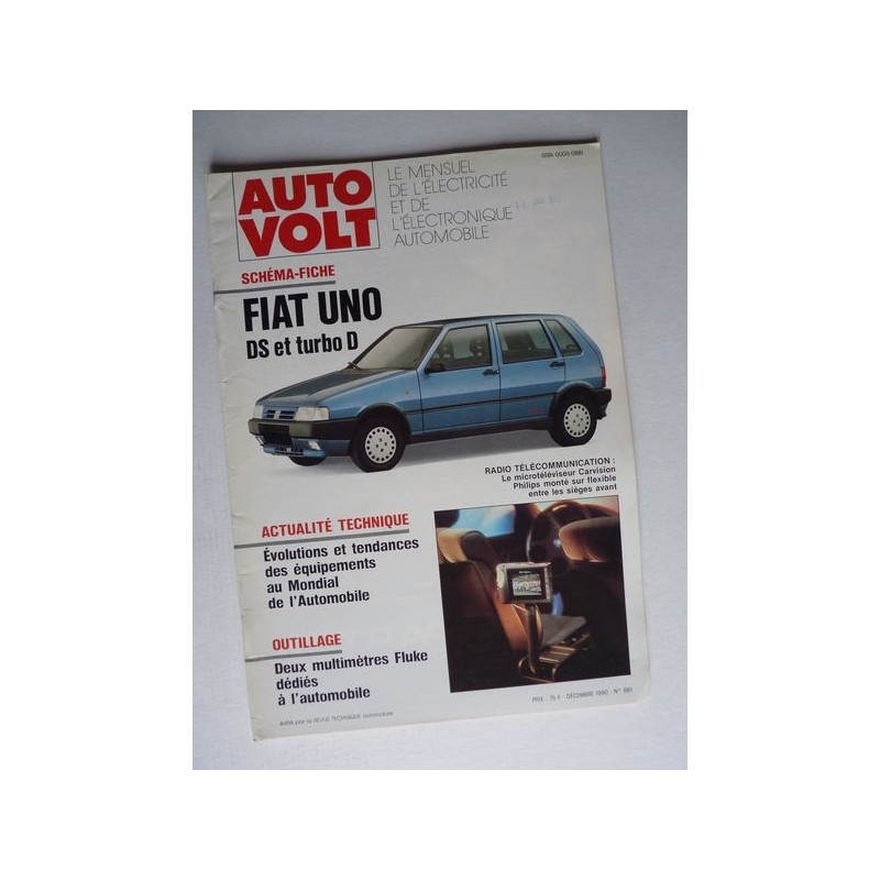 Auto Volt Fiat Uno série 2, DS et turbo D