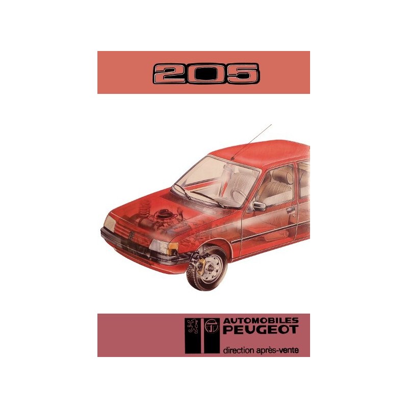 Peugeot 205, notice de description, réparation et entretien Peugeot 205, notice de description, réparation et entretien