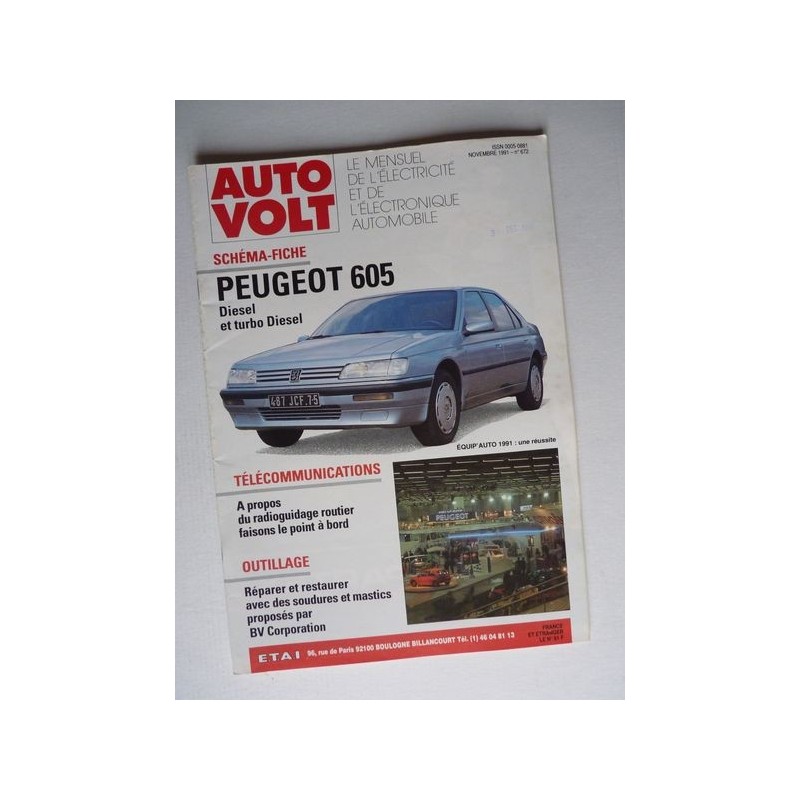 Auto Volt Peugeot 605 Diesel