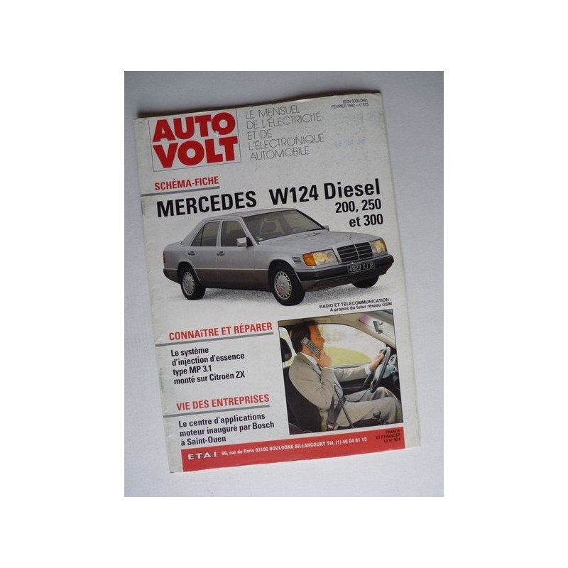 Auto Volt Mercedes 200, 250, 300 (w124) Diesel