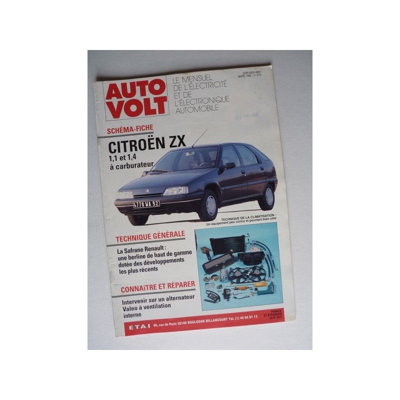 Auto Volt Citroën ZX essence 1.1l, 1.4l