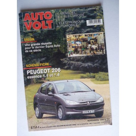 Auto Volt Peugeot 206 phase 1, essence