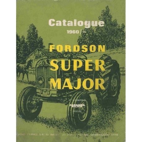 Fordson Major et Super Major, catalogue de pièces
