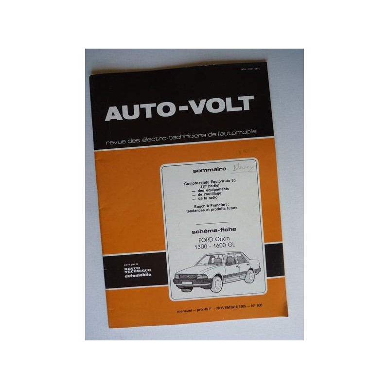 Auto Volt Ford Orion GL