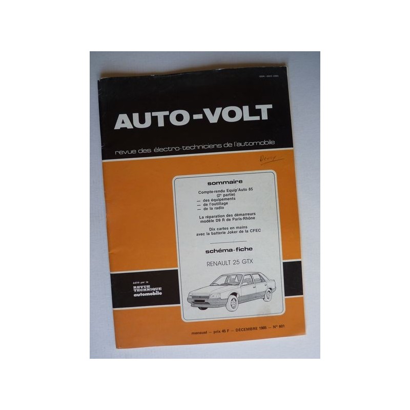 Auto Volt Renault 25 GTX