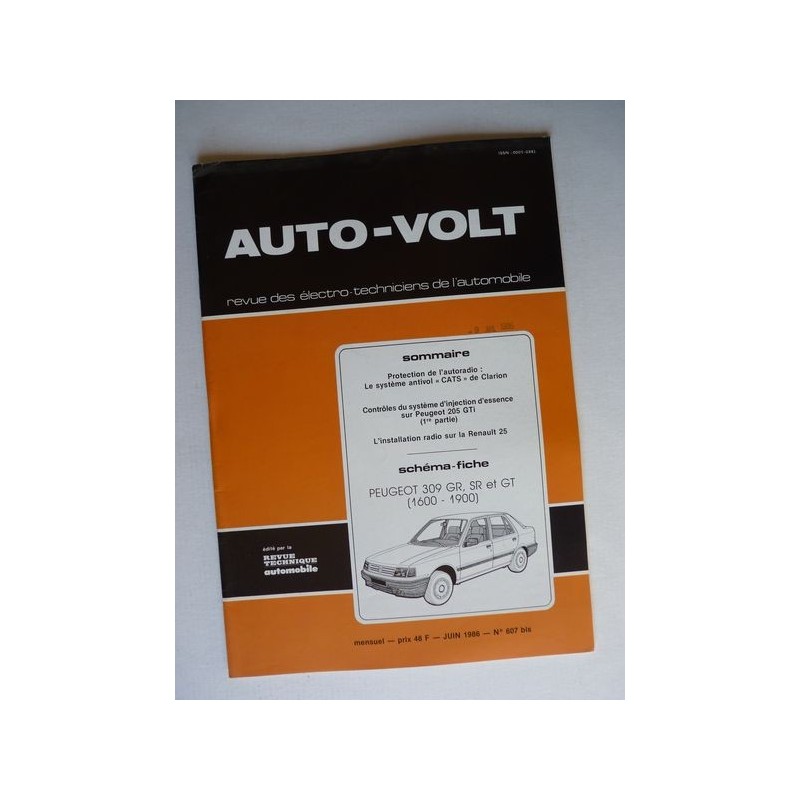 Auto Volt Peugeot 309 GR, SR, GT