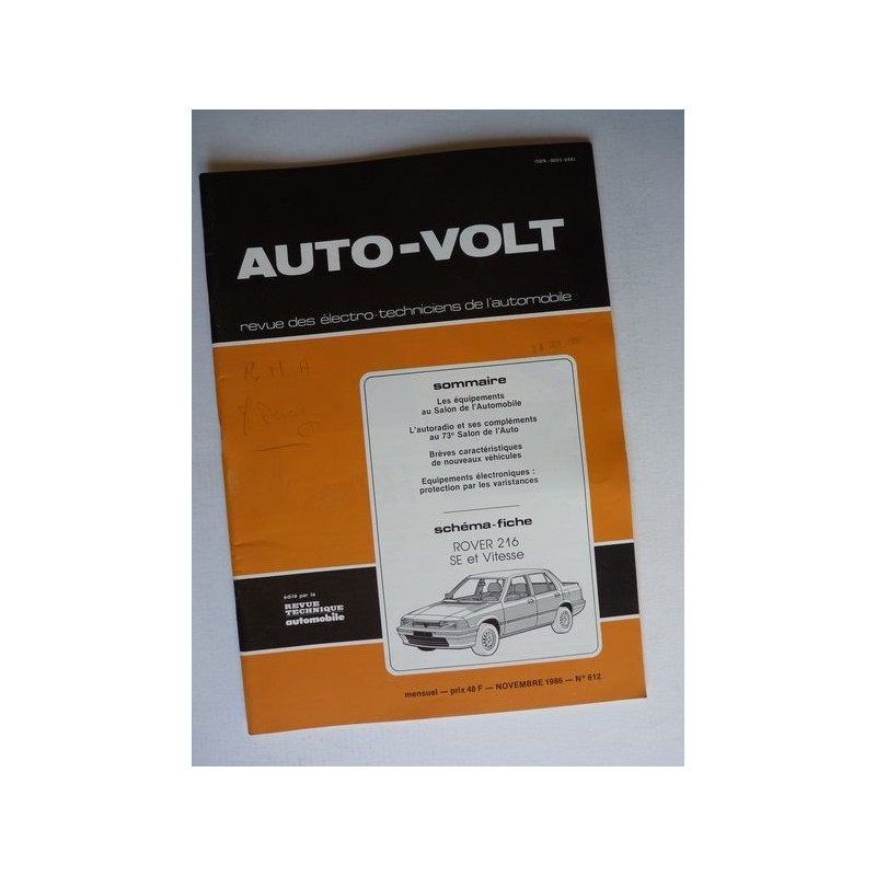 Auto Volt Rover 216 SE, 216 Vitesse (SD3)