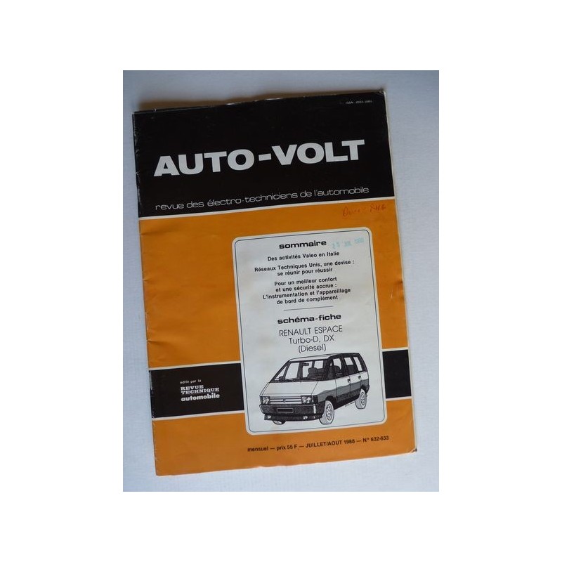 Auto Volt Renault Espace 1, Turbo D, DX