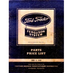 Ford 9N, catalogue de pièces