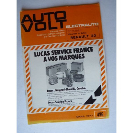 Auto Volt Renault 20 L, TL, GTL