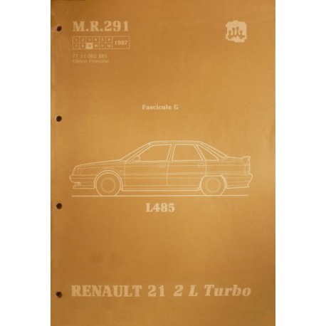 Renault 21 2 litres Turbo, manuel de réparation