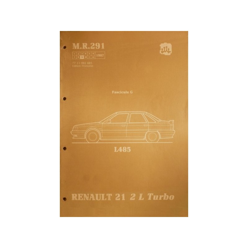 Renault 21 2 litres Turbo, manuel de réparation