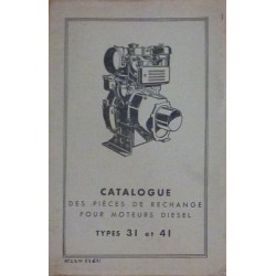 Bernard-Moteurs moteur diesel 31 et 41, catalogue de pièces