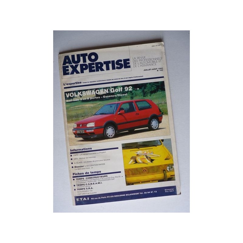 Auto Expertise Volkswagen Golf III