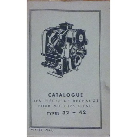 Bernard-Moteurs moteur diesel 32 et 42, catalogue de pièces