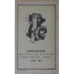 Bernard-Moteurs moteur diesel 51, catalogue de pièces
