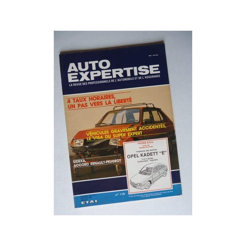 Auto Expertise Opel Kadett E, essence