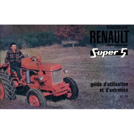 Renault Super 5, notice d'entretien