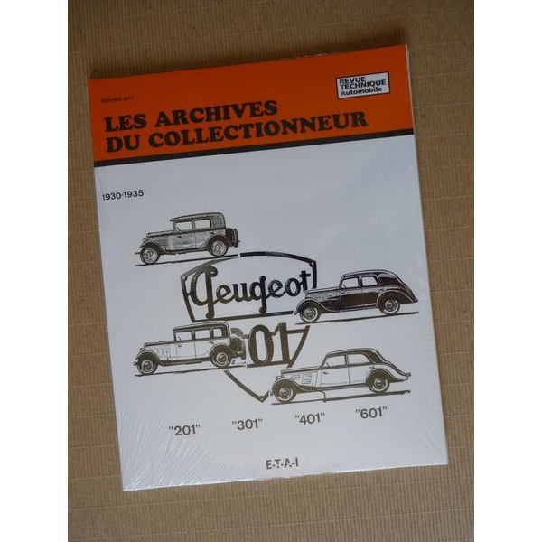 RTA Peugeot 401 Et 601 - édition Juillet 1951, Revue Technique, Occasion