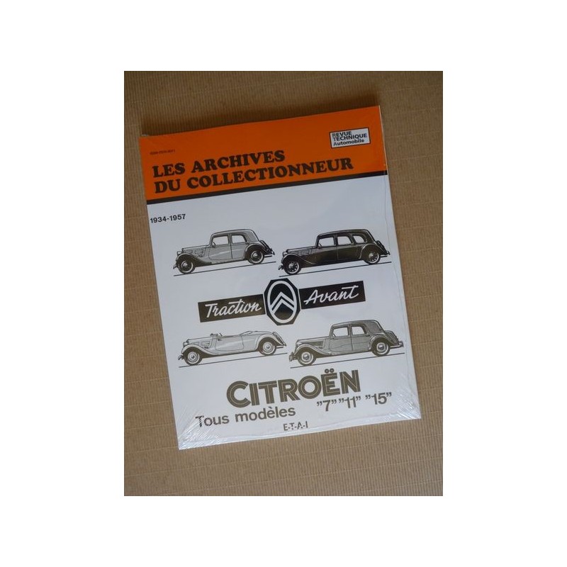 Les Archives Citroën Traction Avant 7, 11 et 15