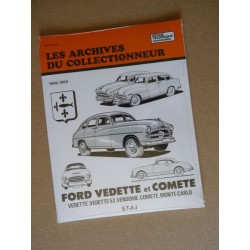 Les Archives Ford Vedette, Abeille, Comète, Vendôme, Monte-Carlo