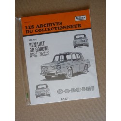 Les Archives Renault 8 Gordini