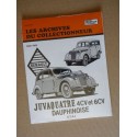 Renault Juvaquatre, Dauphinoise, Les Archives du Collectionneur RTA