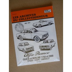 Les Archives Alfa Romeo Giulia 1750 et 2000