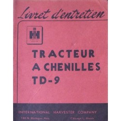 International TD-9, notice d'entretien