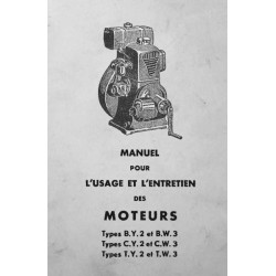 Bernard-Moteurs BY2, BW3, CY2, CW3, TY2, TW3, notice d'entretien