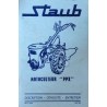 Staub motoculteur Ppx, notice d'entretien