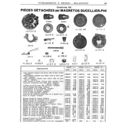 Souriau, pièces détachées adaptables d'allumage avant 1935