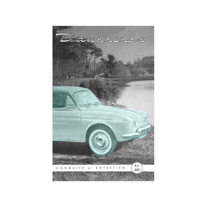 Renault Dauphine R1090, notice d'entretien