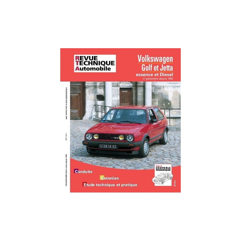 RTA Volkswagen Golf, Jetta mk2 1984-92