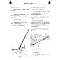 McCormick faucheuse F4-8, notice d'entretien