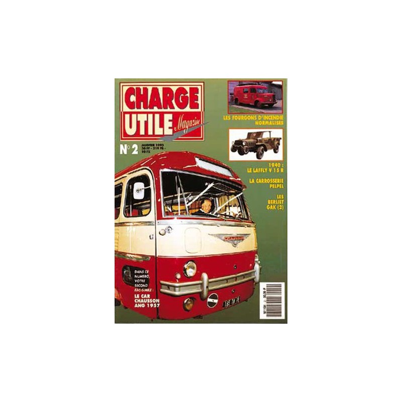 Charge Utile n°2, Berliet GAK, Ford F5 USAF, Meili Flex, Laffly V15, Cournil, Chausson AN ANG, Bonnet Louis