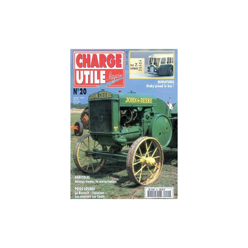 Charge Utile n°20, Renault, motoculture, Saviem SC10, Luc Court, Potain, Latil H14