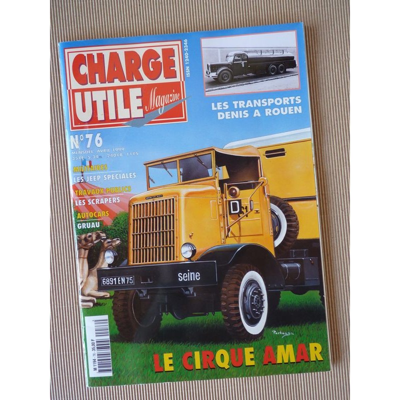 Charge Utile n°76, Lanz, Jeep spéciales, scrapers, Gruau, Amar, Denis Rouen