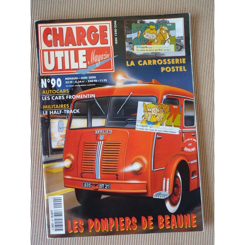 Charge Utile n°90, Eimco, Cars Fromentin, Le plan Pons, halftrack, Postel, Pinder