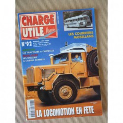 Charge Utile n°92, Willème, Le plan Pons, Caterpillar, chenillards, Courriers mosellans, Réo