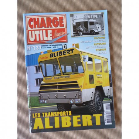 Charge Utile n°131, Citroën Type H, Deutz, Allis-Chalmers, Charvis, Berliet GBU TBU, Alibert, Bouglione